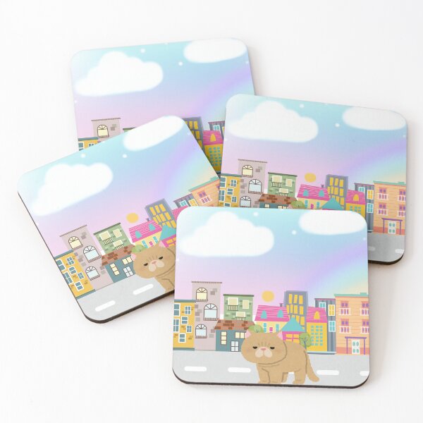 Item preview, A cat lives in the city. designed and sold by MeaoMyCat.