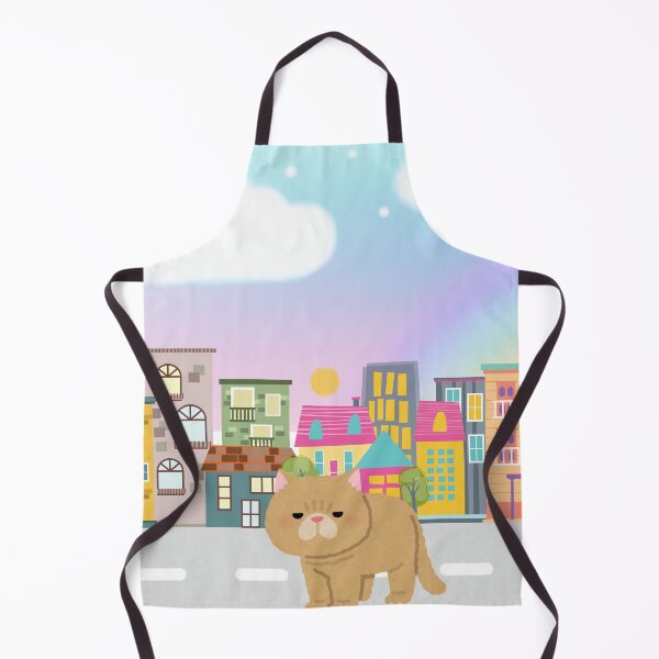 Item preview, A cat lives in the city. designed and sold by MeaoMyCat.