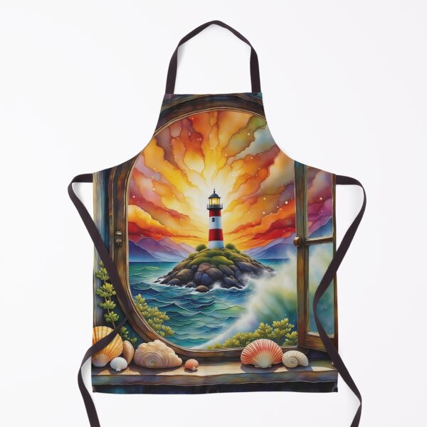 Item preview, Dreamy Lighthouse and Seashells designed and sold by purplesensation.