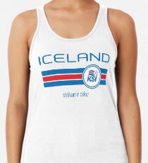 Fußball - Island (Away White) Tanktop für Frauen