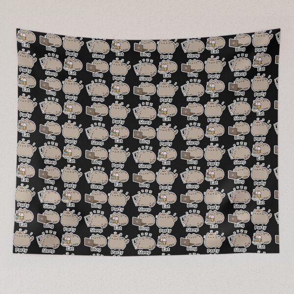 Item preview, Eat Blog Party Sleep Cute Cat Routine : "Cat Lovers"! designed and sold by ndalamson.