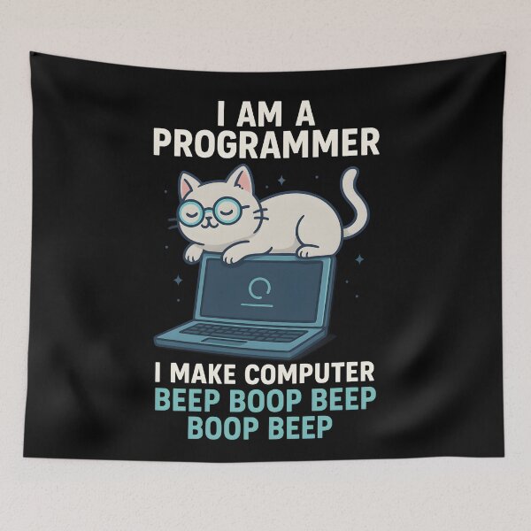 Item preview, I am a programmer cat designed and sold by Uglyandcute.