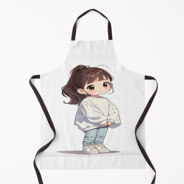Item preview, handmade little girl drawing designed and sold by NivyasArtistry.