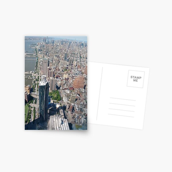 New York City, Manhattan, Brooklyn, New York, streets, buildings, skyscrapers, cars, pedestrians, #NewYorkCity, #Manhattan, #Brooklyn, #NewYork, #streets, #buildings, #skyscrapers, #cars, #pedestrians Postcard