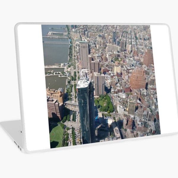 New York City, Manhattan, Brooklyn, New York, streets, buildings, skyscrapers, cars, pedestrians, #NewYorkCity, #Manhattan, #Brooklyn, #NewYork, #streets, #buildings, #skyscrapers, #cars, #pedestrians Laptop Skin