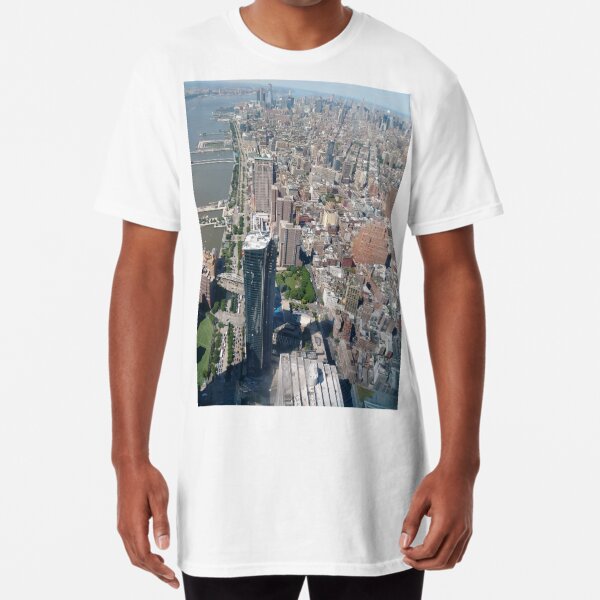 New York City, Manhattan, Brooklyn, New York, streets, buildings, skyscrapers, cars, pedestrians, #NewYorkCity, #Manhattan, #Brooklyn, #NewYork, #streets, #buildings, #skyscrapers, #cars, #pedestrians Long T-Shirt