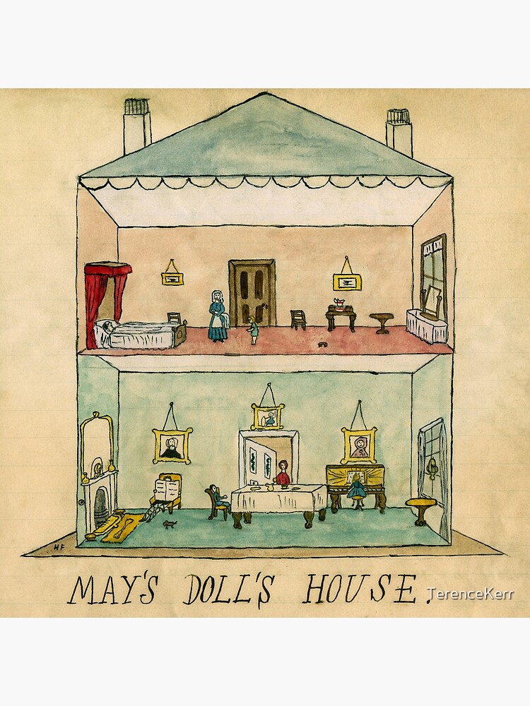 Victorian dolls house or dollhouse Art Print