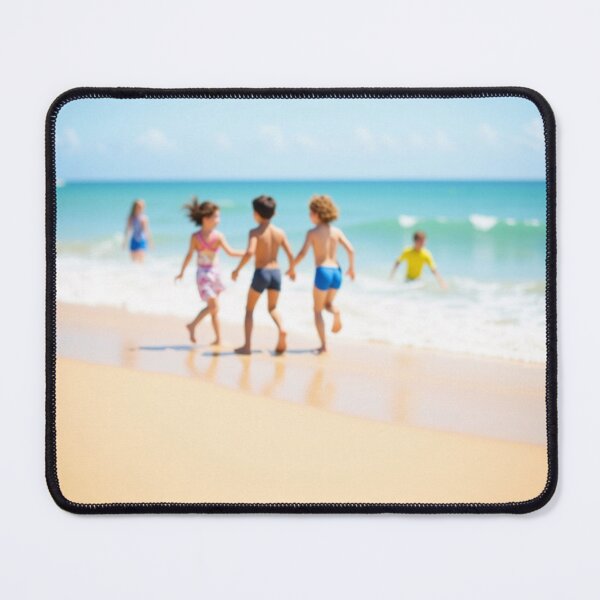 Item preview, children playing on the beach designed and sold by leesonho.