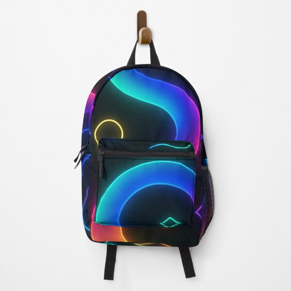 Item preview, Holographic Glow Phone Case – Neon Light Abstract Design designed and sold by HAFIZ-DP.