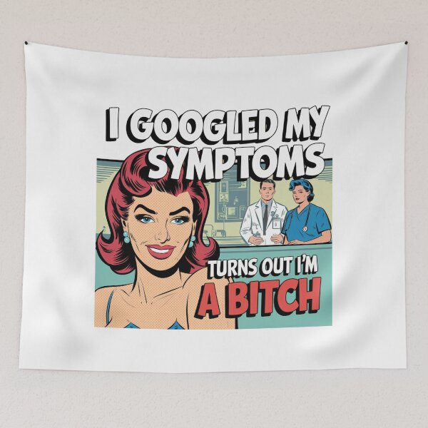 Item preview, Dr Google Says I'm Fabulous, bitch, attitude, sass, funnyfits70, Humor, Funny, retro, vintage, funny quotes, animal humor, designed and sold by FunnyFits70.