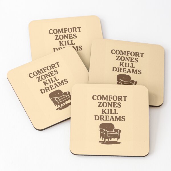 Item preview, COMFORT ZONES KILL DREAMS ---- The Chair That Never Moves. designed and sold by NO PLAN B 'Club.