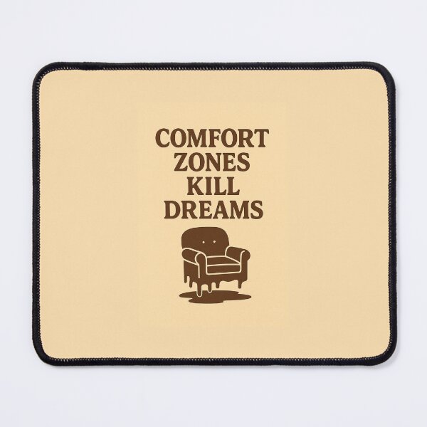 Item preview, COMFORT ZONES KILL DREAMS ---- The Chair That Never Moves. designed and sold by NO PLAN B 'Club.