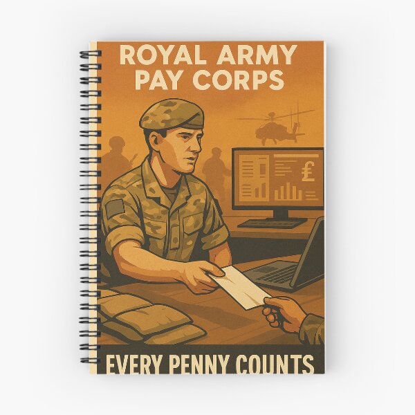 Item preview, Royal Army Pay Corps Poster designed and sold by Skyframe Aviation.