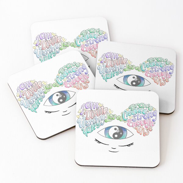 Item preview, Third eye positive affirmations for self love and confidence designed and sold by inkyclovers.