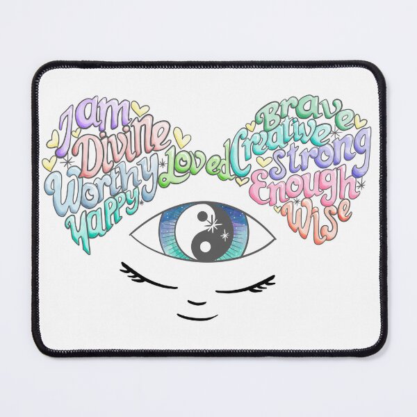 Item preview, Third eye positive affirmations for self love and confidence designed and sold by inkyclovers.