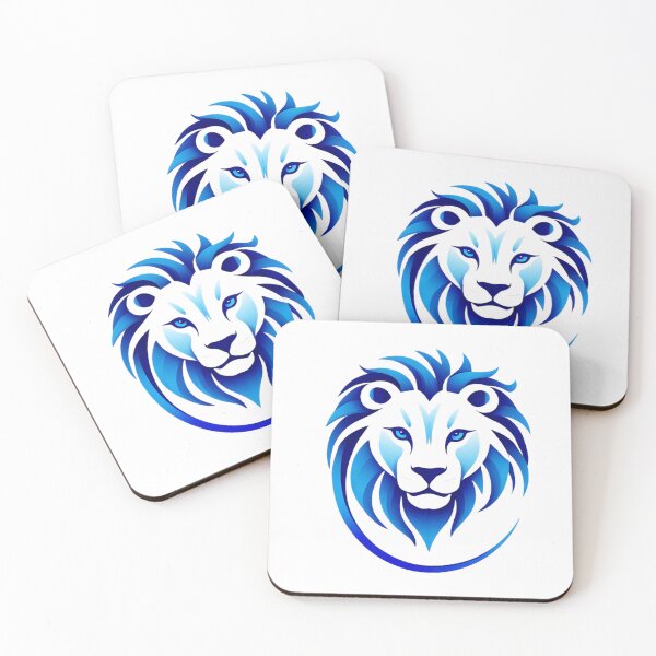 Item preview, Trendy & Bold Blue Lion Head T-Shirt for Powerful Personalities   designed and sold by Samgfxt-shirt.