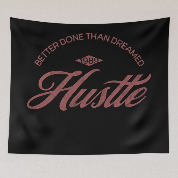 Item preview, Hustle - Better Done Than Dreamed 1989 designed and sold by Broken Minimalister.