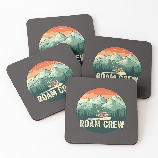 Item preview, Roam Crew Mountain Sticker – Retro Travel Pack for Adventure Souls Ultra Gift Drop: Summer Edition designed and sold by Imaginarium of Chaos falcon88 .