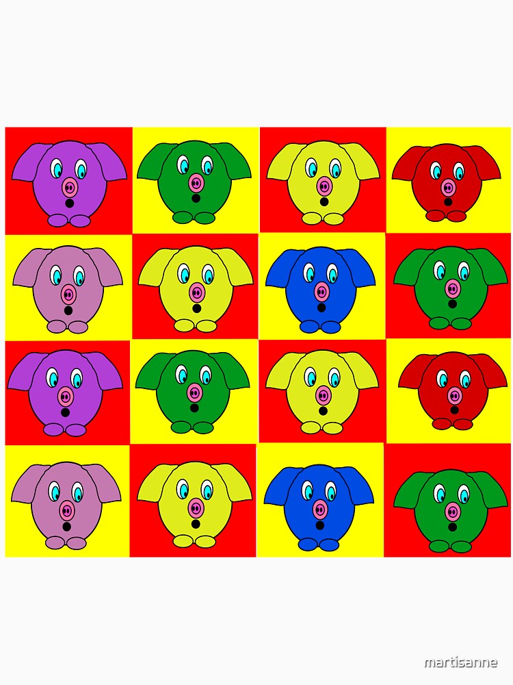 Mister Piggy in Tiles by martisanne