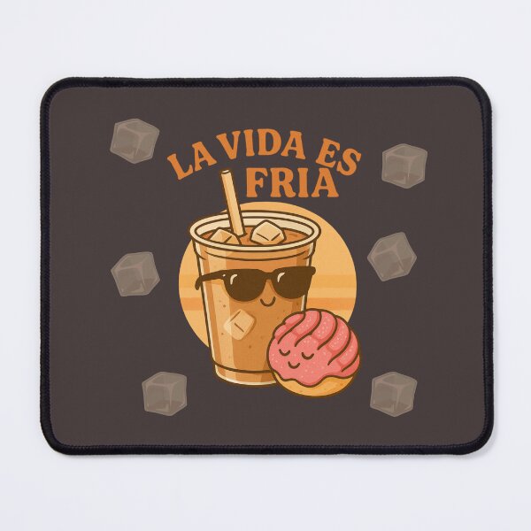 Item preview, La Vida Es Fria: Iced Coffee and Concha designed and sold by Cafe-con-Pan.