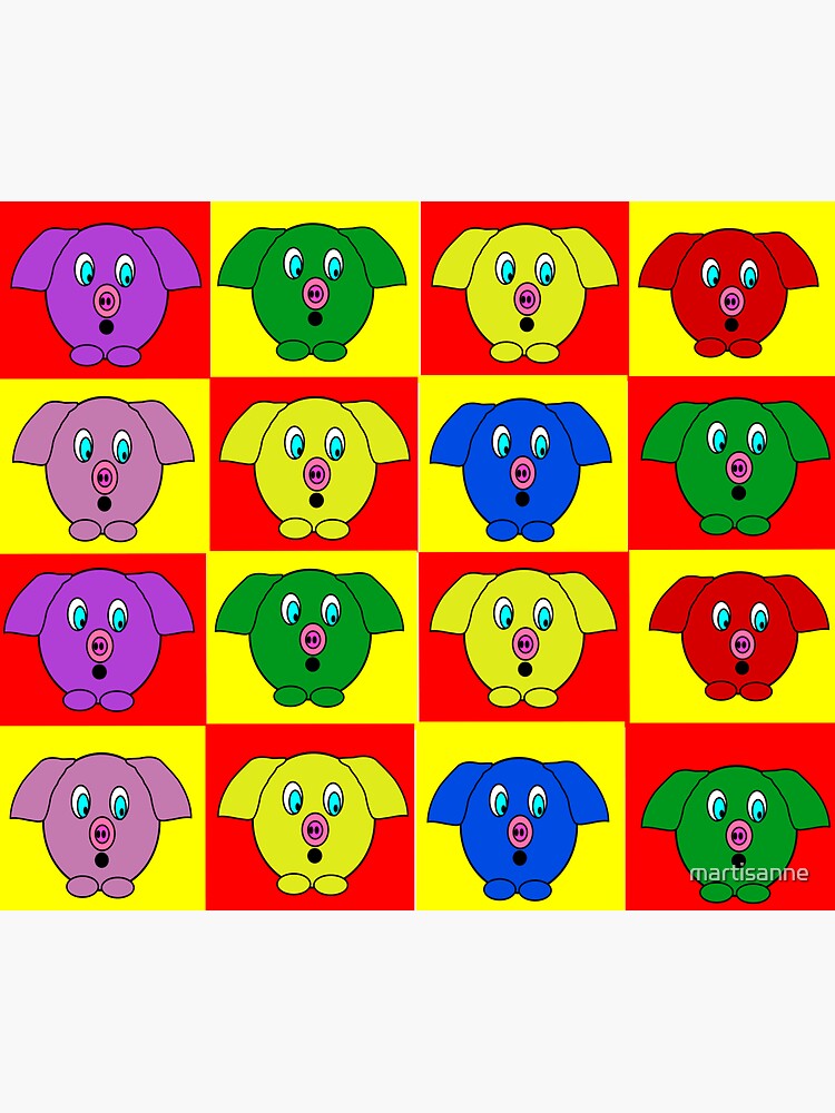 Mister Piggy in Tiles by martisanne