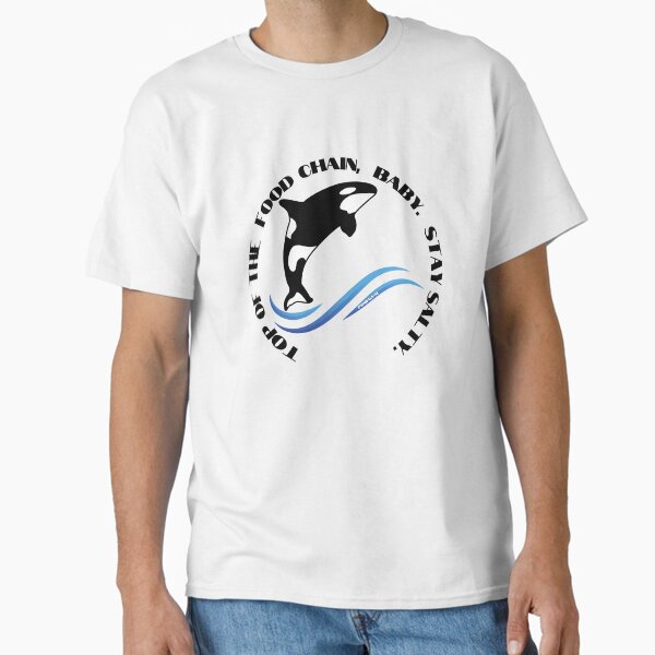 Item preview, Top Of The Food Chain Baby Stay Salty Orca Whale designed and sold by Pomega-Q.
