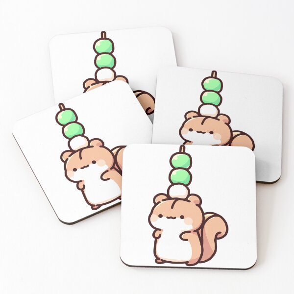 Item preview, The Squirrel with a Dango on Its Head designed and sold by Elinotes.