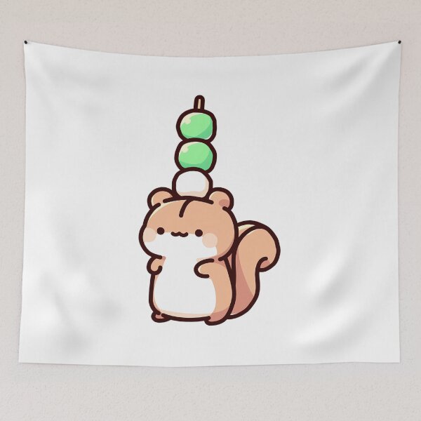 Item preview, The Squirrel with a Dango on Its Head designed and sold by Elinotes.