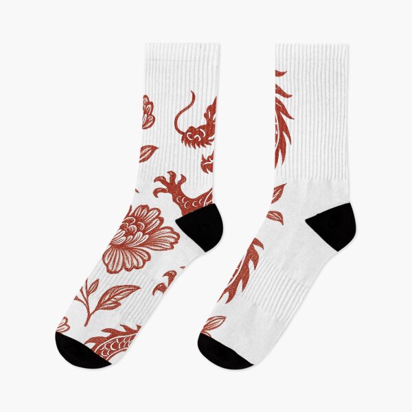 Item preview, Red Dragon Floral Phone Case – Minimalist Asian Art Design designed and sold by HAFIZ-DP.