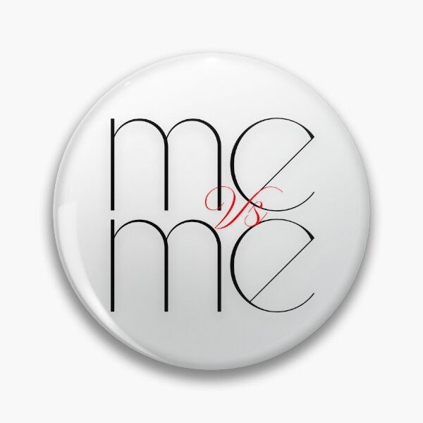 Item preview, Me vs Me - The Inner Battle of Becoming (Black - Red version) designed and sold by AwarenessByDesign.