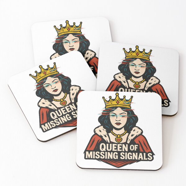 Item preview, Queen Of Missing Signals – Witty Royal Design designed and sold by Haus Of Sin.
