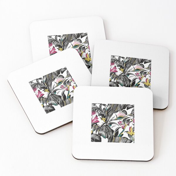 Item preview, Layered Tropical Botanical Design — Lush Jungle Pattern designed and sold by HEADMADE-TV.