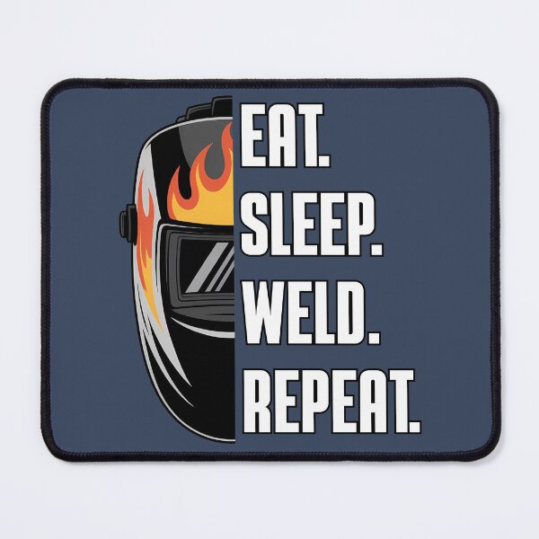 Item preview, Eat Sleep Weld Repeat - Industrial style design for welders and steelworkers, a gift for dad, friends, and Husband. designed and sold by IronPulseStore.