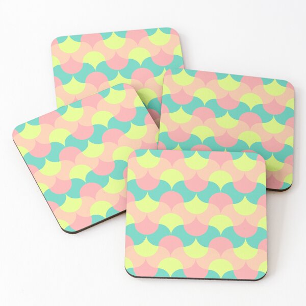 Item preview, Retro Funky Mint Pop Pattern designed and sold by kornerupine.