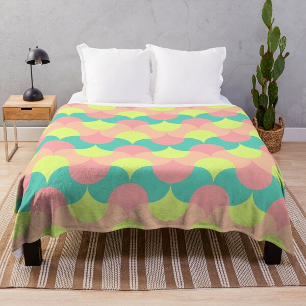 Item preview, Retro Funky Mint Pop Pattern designed and sold by kornerupine.