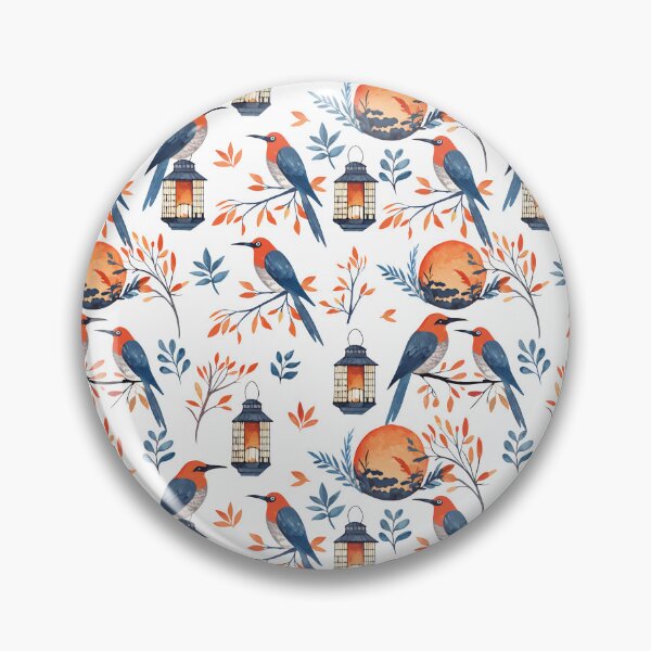 Item preview, A beautifully detailed seamless pattern exotic Bird.  designed and sold by CreativebyTKK.