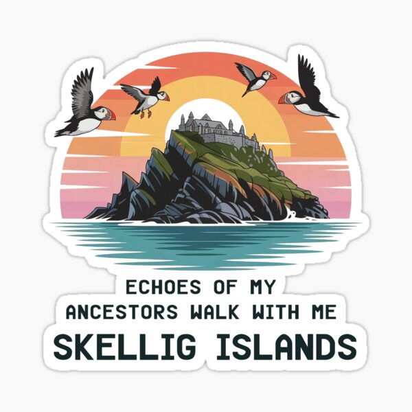 Item preview, Travel to Skellig Islands, Erie designed and sold by EwaVerse.
