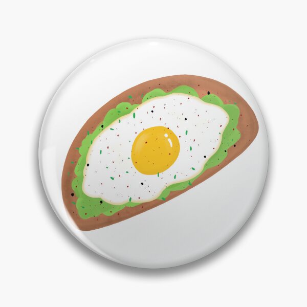 Item preview, “Avocado Toast & Fried Egg” Illustration designed and sold by lovekltart.