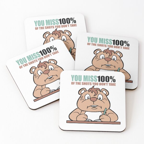 Item preview, Bear at Work: You Miss 100% of the Shots You Don’t Take designed and sold by rachata444.