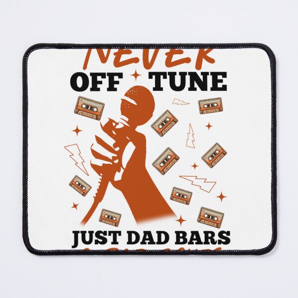 Item preview, Never off tune just dad bars and bad jokes, classic father's day humor designed and sold by Abibless1998.