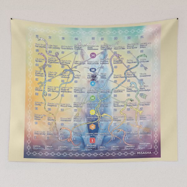 Item preview, Leela Transformational Game of Self Discovery with Wolf design  designed and sold by Misasha.