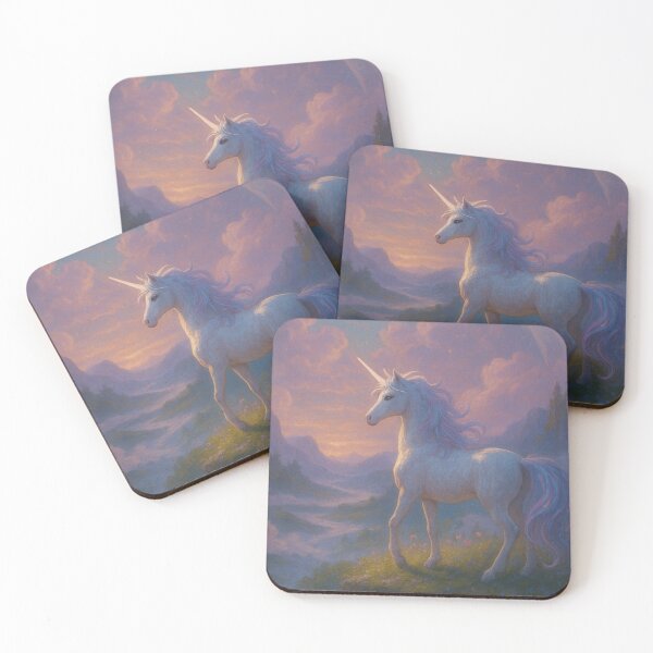 Item preview, The Last Unicorn Fantasy Escapism - Dreamlike Mythical Worlds designed and sold by Marwamay.