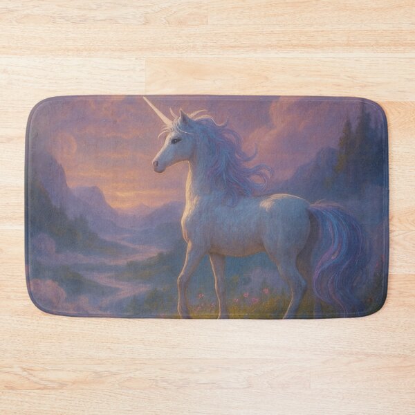 Item preview, The Last Unicorn Fantasy Escapism - Dreamlike Mythical Worlds designed and sold by Marwamay.