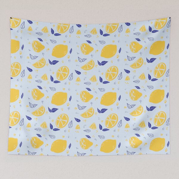 Item preview, lemon and leaves pattern designed and sold by Smuchie.