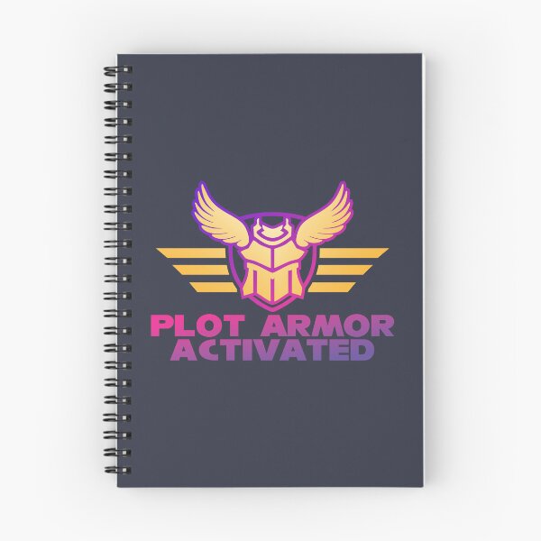 Item preview, Plot Armor Activated designed and sold by RetroRayDesigns.