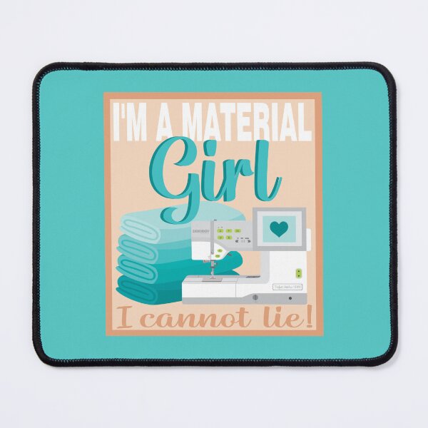Item preview, Eat Sleep Repeat - Material Girl - Embroidery Machine - TEAL designed and sold by StellarFX.