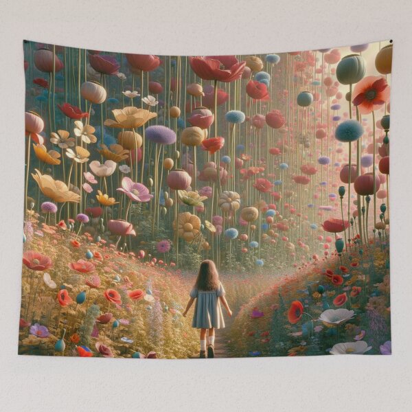 Item preview, Land of Enormous Flowers designed and sold by M-Y-A-R-T-.