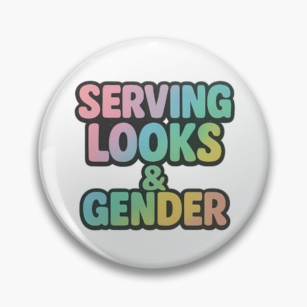 Item preview, Serving Looks & Gender – Bold Rainbow Typography designed and sold by Haus Of Sin.