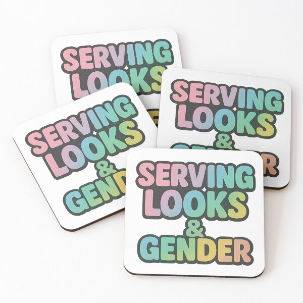 Item preview, Serving Looks & Gender – Bold Rainbow Typography designed and sold by Haus Of Sin.