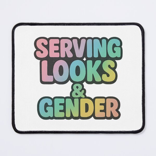 Item preview, Serving Looks & Gender – Bold Rainbow Typography designed and sold by Haus Of Sin.